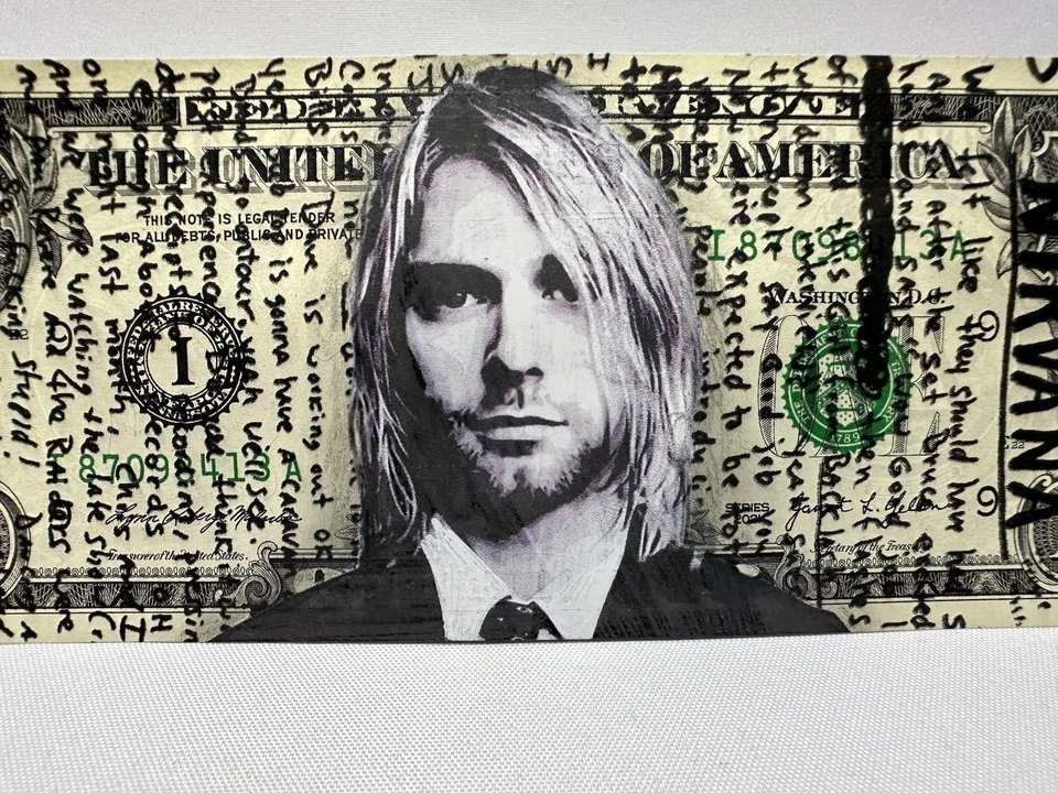 Chris Boyle - Nirvana - Monedas de dólar coleccionables arte dinero 1/1 Foto 3 de 4