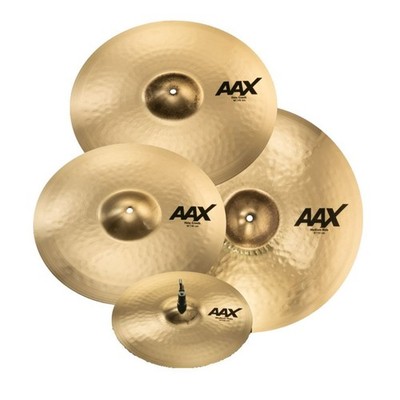 SABIAN AAX Promotional Sonically Matched Cymbal Set with 18 Inch AAX Thin Crash