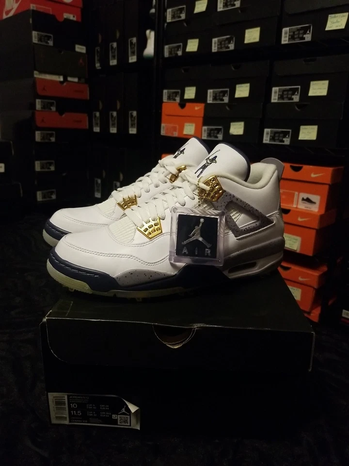 ¡¡SÚPER RARO!! Eastside Golf x Air Jordan 4 Golf Be You - Talla 10 - CU9981 102 Foto 3 de 4