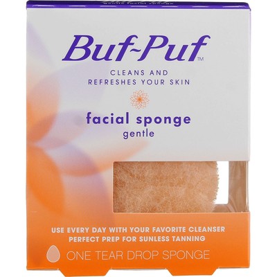 2 Pack Buf-Puf Facial Sponge, Gentle