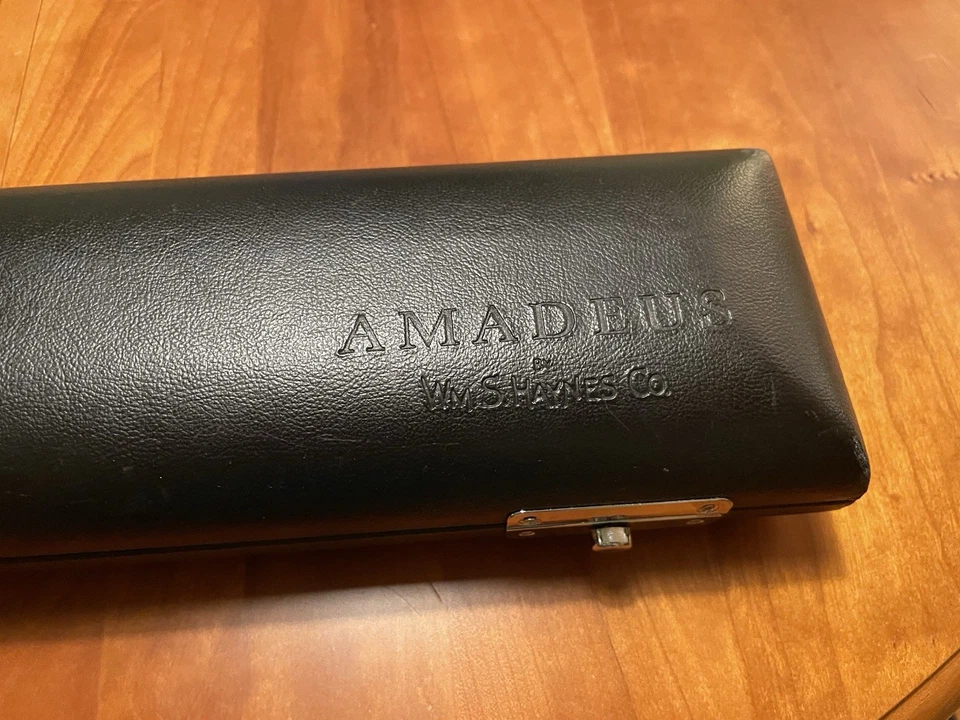 Amadeus AF700 Sterling Silver Flute w/ Original Case And Bag - Image 4 of 4