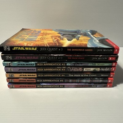Star Wars Jedi Apprentice Book 2-6 by Jude Watson & Jedi Quest 3&9 First Ed 1999