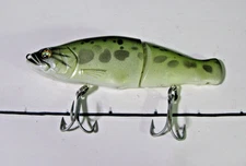5" Jointed Baby Bass Sinking Swim Bait, 1.1oz., Realistic! - Unused(?)