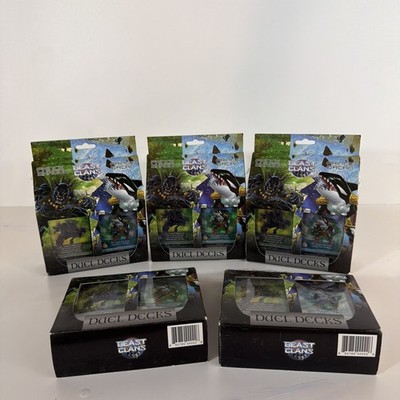 Lot of 5 Beast Clans: Duel Decks Prince Shadow vs Prince Orcan