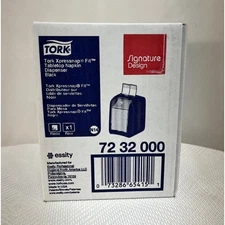 Tork Xpressnap Fit Tabletop Napkin Dispenser Black Plastic N14 New #7232000