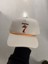 Vintage Seagrams 7 Whiskey Rope Hat Embroider...