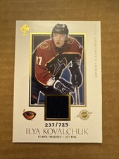 2002-03 Pacific Private Stock Reserve Ilya Kovalchuk /725 Game Used Jersey