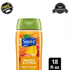 Suave Essentials Gentle Body Wash, Mango & Citrus, 18 oz - Free Shipping