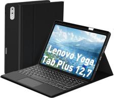 Keyboard Case Touch for Lenovo Yoga Tab plus 12.7" 2025, Bluetooth Keyboard with