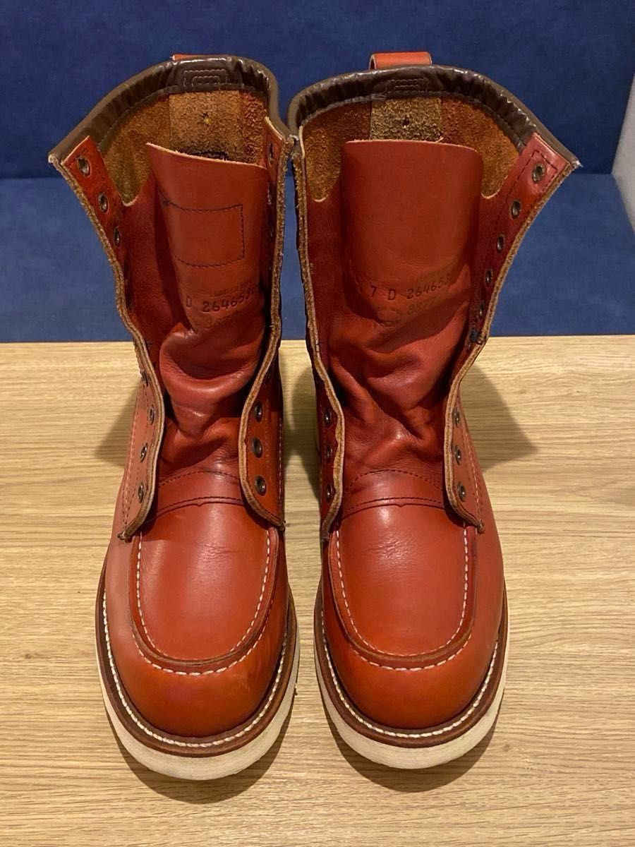 Red Wing Boots 8877 Leather Reddish Brown Size US7D | eBay
