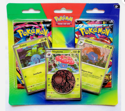 Pokemon TCG: Enhanced 2 Pack Blister Oddish Gloom Vileplume