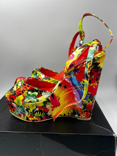 Iron Fist If Hellwaiin Holiday Wedge Mujer Reino Unido 5 Zapato Alto - Imagen 9 de 16