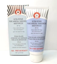 FITST AID BEAUTY ULTRA REPAIR PURE MINERAL SUNSCREEN MOISTURIZER SPF 40 2 OZ