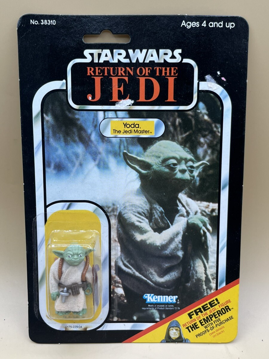 1983 KENNER STAR WARS RETURN OF THE JEDI RARE YODA THE JEDI MASTER