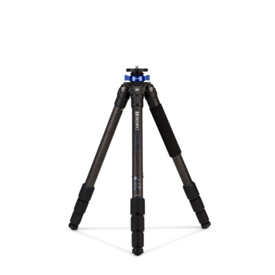 Benro Mach3 TMA38CL Series 3 4-Section 9X Carbon Fiber Long Tripod, Twist Lock