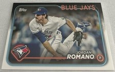 2024 Topps Baseball Series 1 Jordan Romano Toronto Blue Jays base card #101