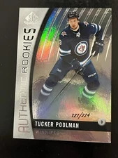 2017-18 authentic rookies /224 tucker poolman