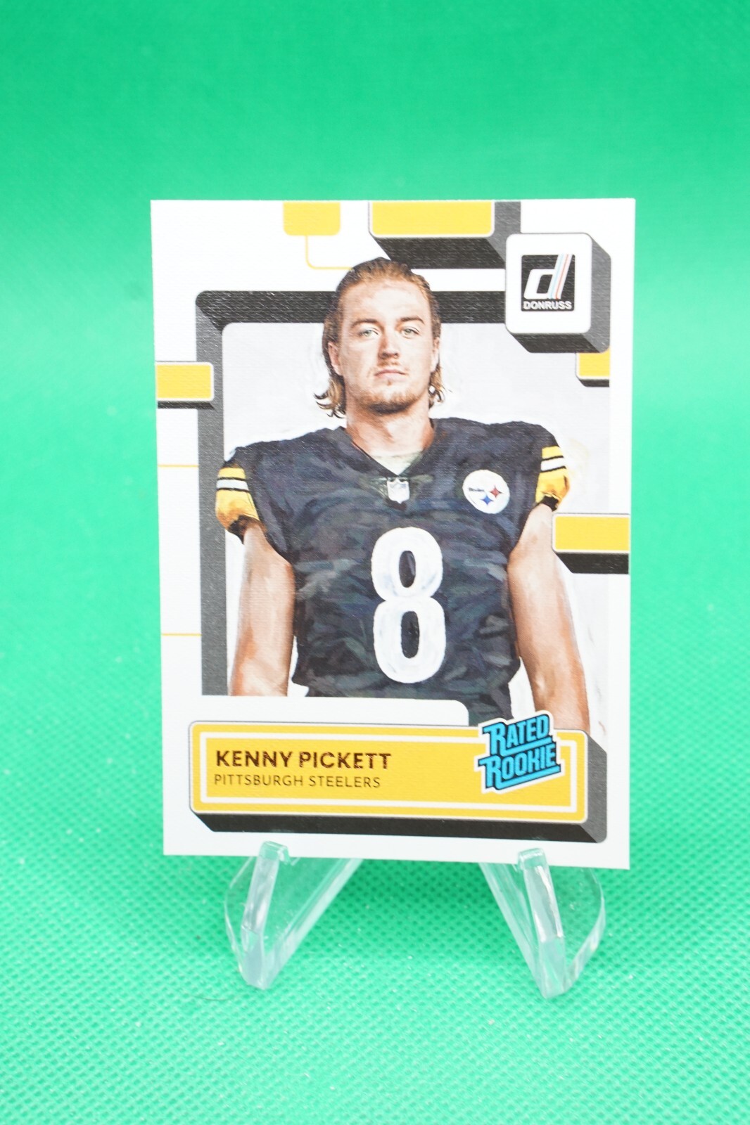 2022 Donruss Rated Rookies Canvas #301 Kenny Pickett Pittsburgh Steelers BG6