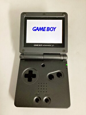 Nintendo Game Boy Advance sp Graphite Black Console AGS-101 USB C charging 