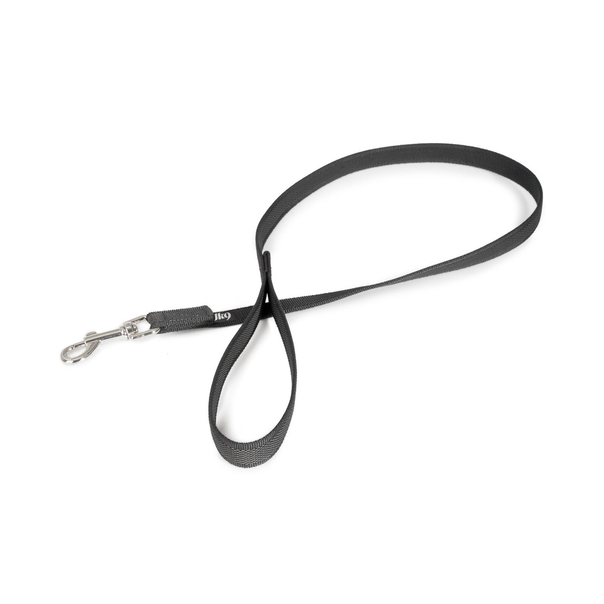 Julius K9 Color Gray Super Grip Dog Lead with Handle Thick Black