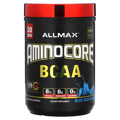 AMINOCORE  BCAA, Blue Raspberry, 0.69 lbs (315 g)