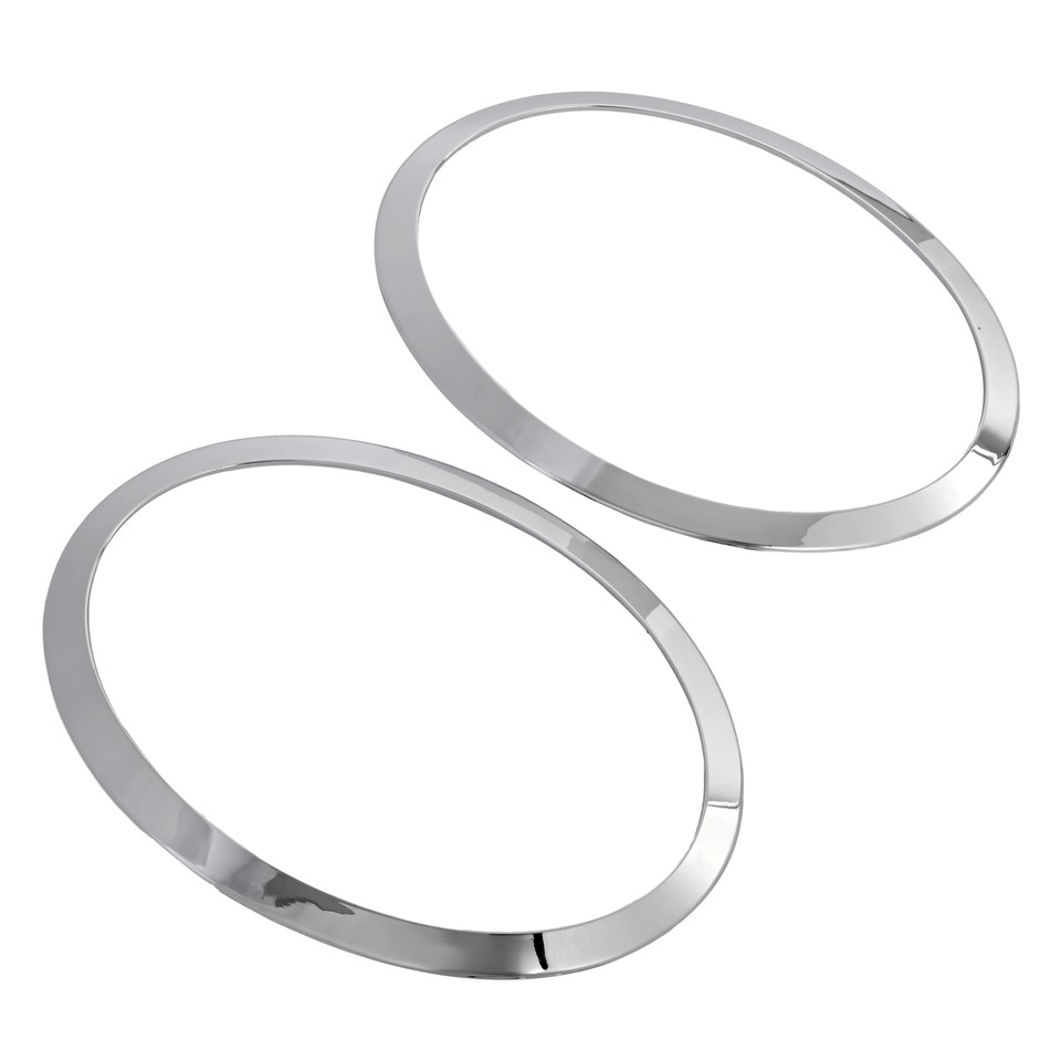 2 1/2 In. Chrome Plastic Bezel | No Visor