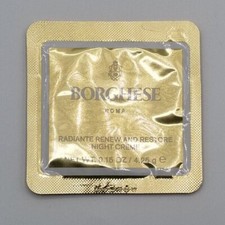 Borghese Roma Radiante Renew and Restore Night Creme 0.15oz/4.25g 2X Sample size