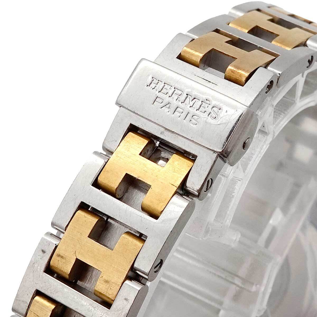◆エルメス◆クリッパー◆レディース◆約１２ｍｍ幅◆4連コマ◆CL4.220◆ HERMES Clipper Combi CL4 220 Vintage Ladies Watch From Japan