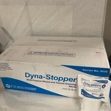 Dynarex Dyna-Stopper Trauma Pressure Dressing White Ster 9" X 5-1/2"  #3535 60pk
