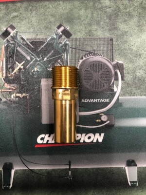 John Guest Brass Male Stem Adapter 22mm x 3/4 NPT for Aluminum Pipe