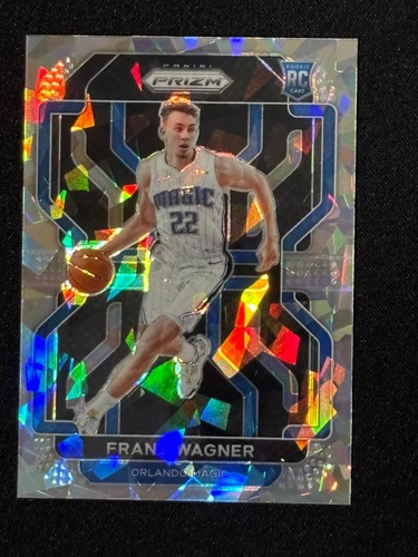 Franz Wagner 2021-22 Prizm Silver Cracked Ice Rookie RC #310