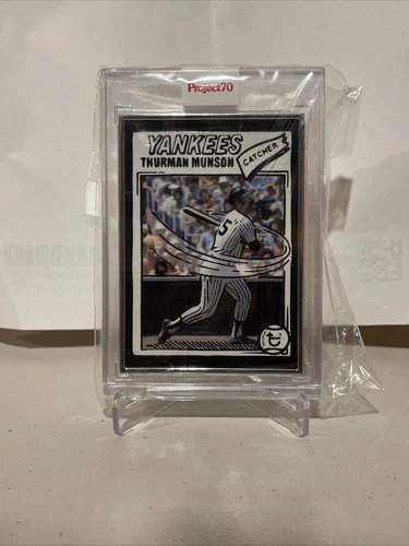 Topps Project 70 Artist Proof Thurman Munson by Joshua Vides #  12/51