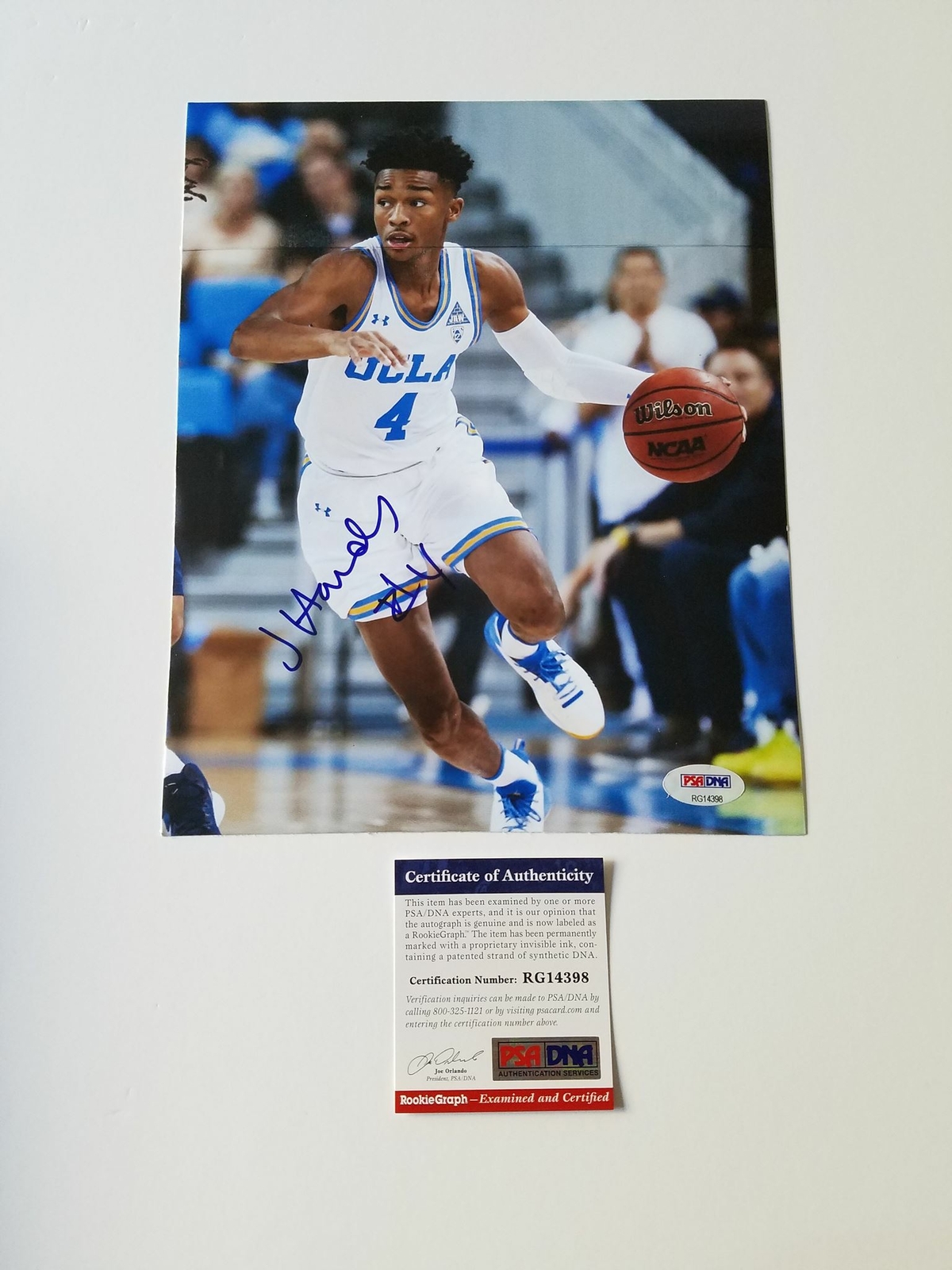 Jaylen Hands signed 8x10 photo PSA/DNA UCLA Bruins Autographed 