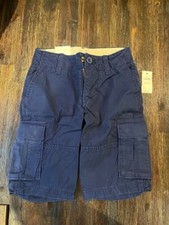 NWT GAP KIDS BOYS NAVY BLUE CARGO SHORTS SIZE 5 - twins 