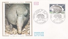 FRANCE 1974 FDC TATOU GEANT DE LA GUYANE YT 1819