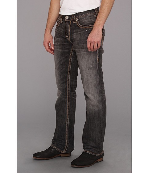 タラ・ヤマコ様　トゥルーレリジョン　RICKY BIG T 太ステッチ True Religion Men's Ricky Big T Straight Leg Jean with Flap