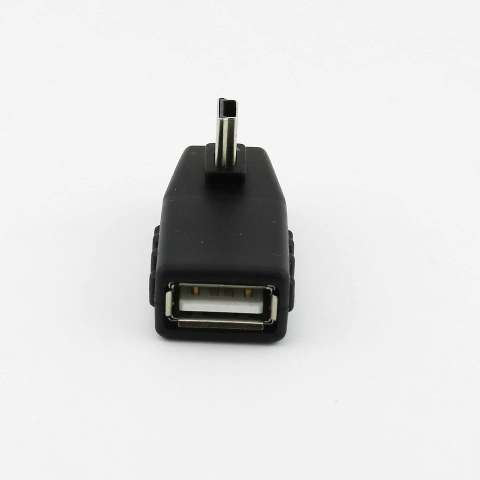 1pc USB 2.0 A Female to USB 5-Pin B Male Right Angle 90 Degree Connector Adapter - Image 4 of 4