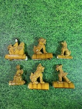 Collection Of Glazed Ceramic Roof Tile: 6 Total Mythological Creatures