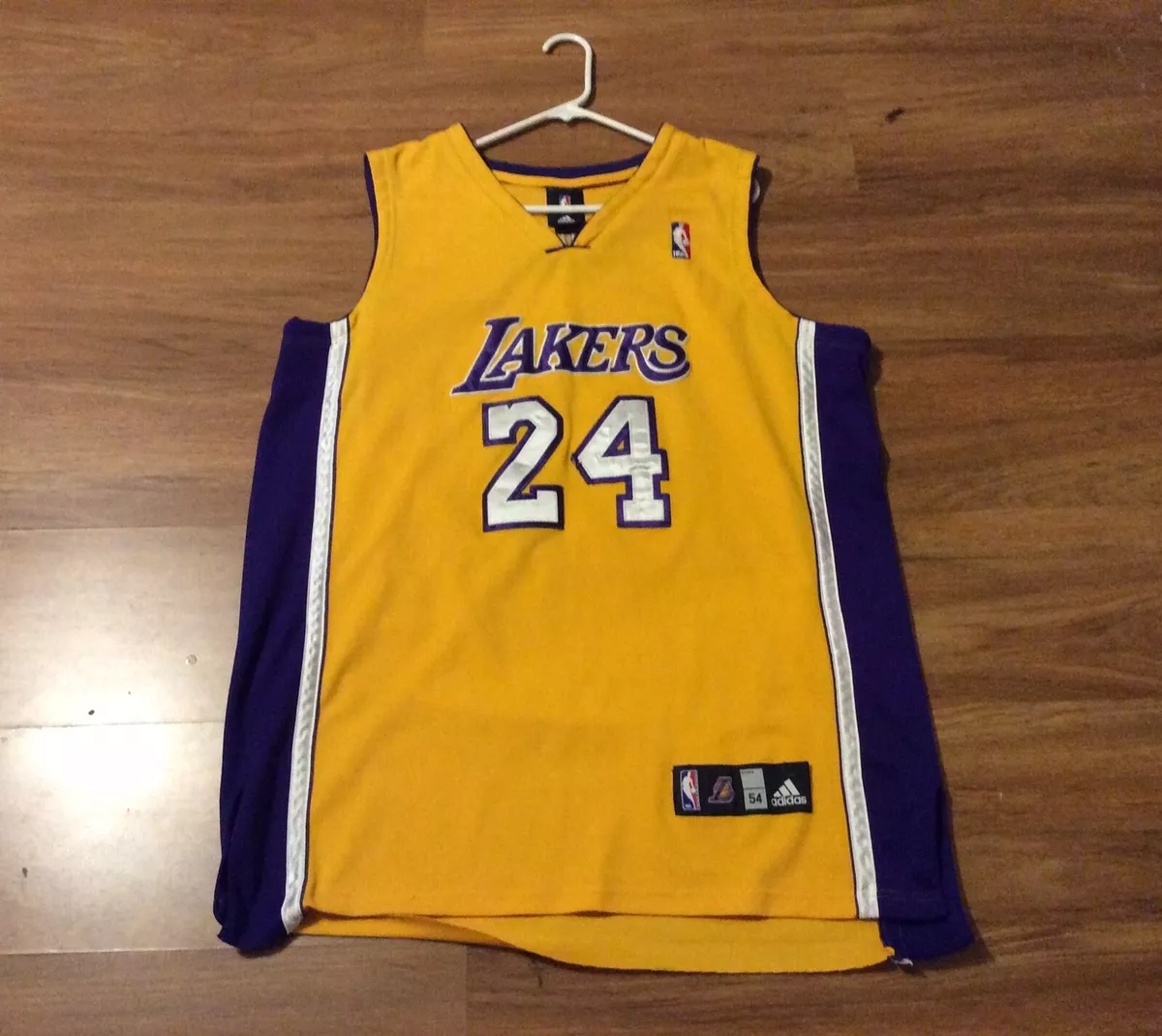 KOBE BRYANT LOS ANGELES LAKERS VINTAGE ADIDAS JERSEY BRAND NEW