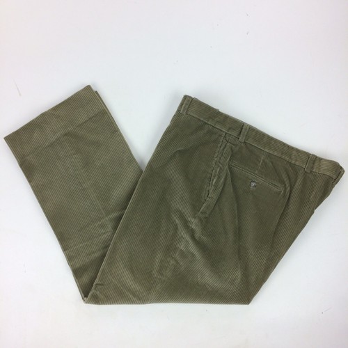 Flat Front Corduroy Pants Made 