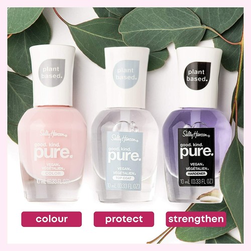 SALLY HANSEN Good Kind Pure Vegan Smalto Lucido Naturale 10ml *SCEGLI TONALITÀ* - Foto 2 di 46