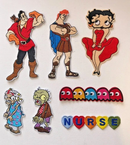Embroidered Iron On Patches Applique Cartoon   # 141