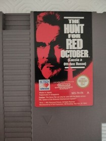 THE HUNT FOR RED OCTOBER NINTENDO NES MATTEL VERSION PAL SYSTEM