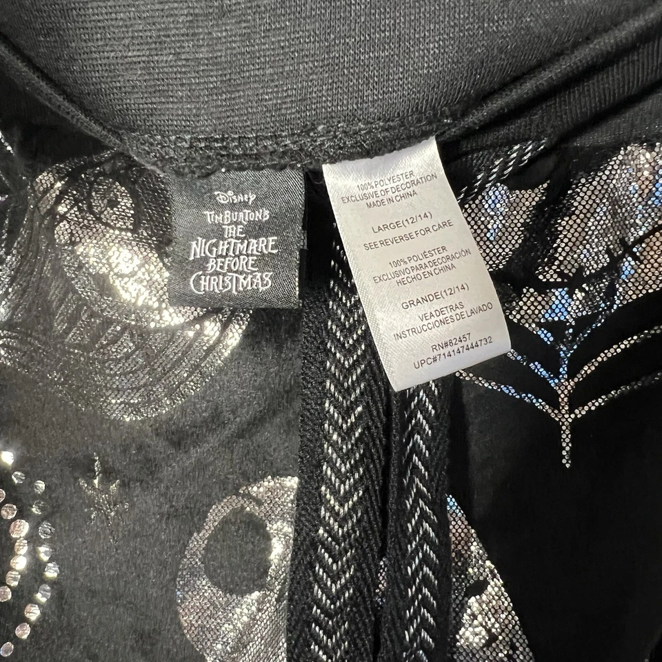 Pesadilla antes de Navidad Pantalones Disney Mujer Grande Salón Jogger Terciopelo Foto 4 de 4