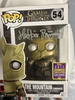 Game Of Thrones The Mountain 54 Hafþór Júlíus Björnsson Signed Funko Pop Auto