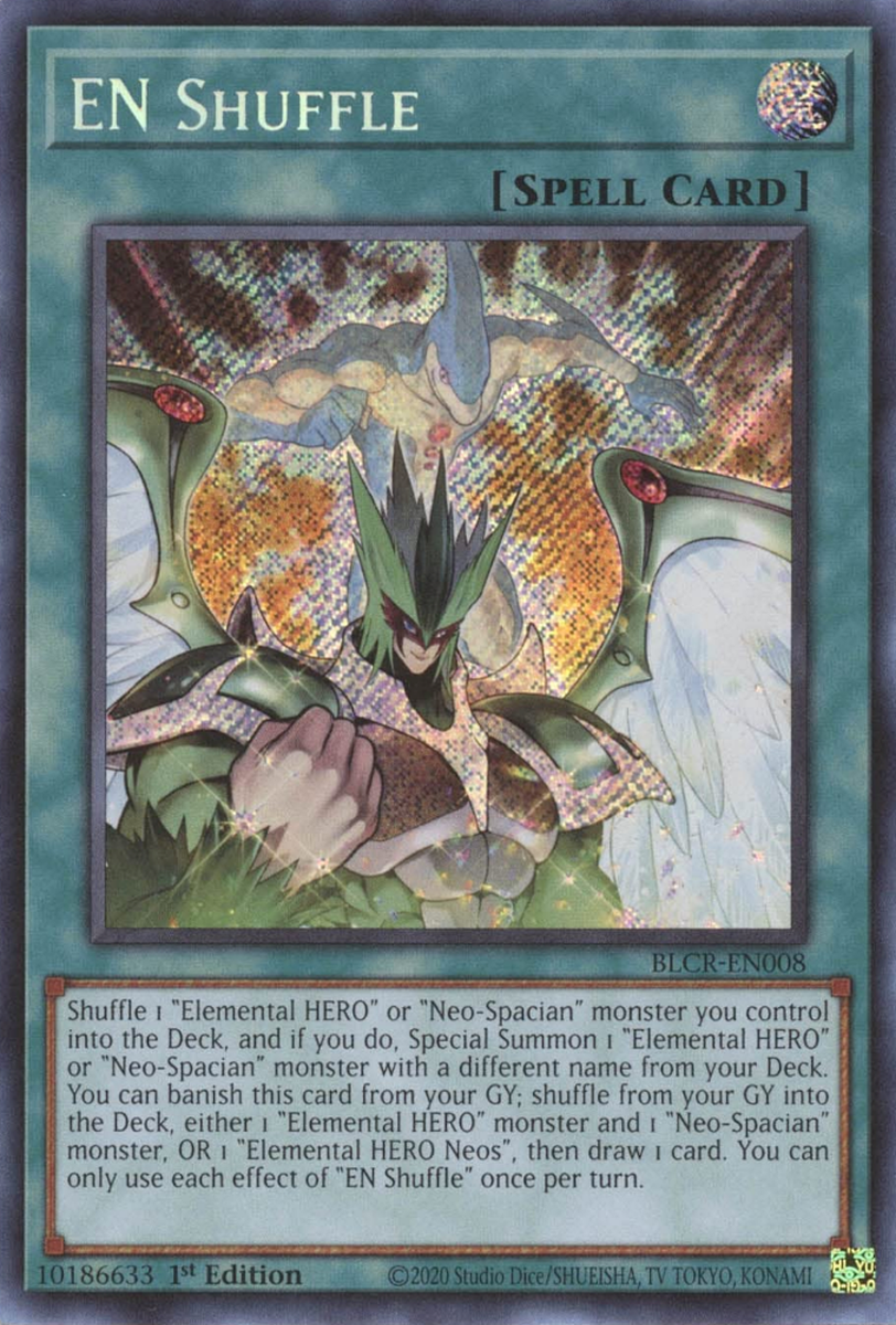 EN Shuffle BLCR-EN008 Secret N/ Mint 1st YUGIOH Card | eBay