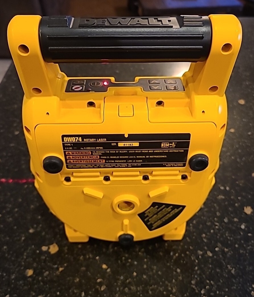 Dewalt Rotary Laser Level DW074 eBay
