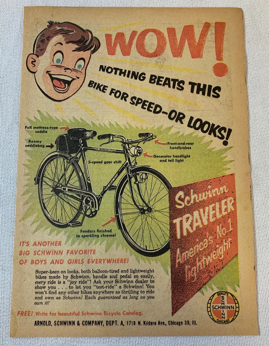 Vintage bike ads sale
