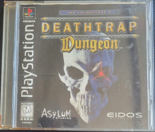Jeu PlayStation 1 DEATHTRAP DUNGEON [PAL Fr] Complet - Bon état, Boîtier Et Instructions Inclus - Collector Rétro Pour Fans De PS1