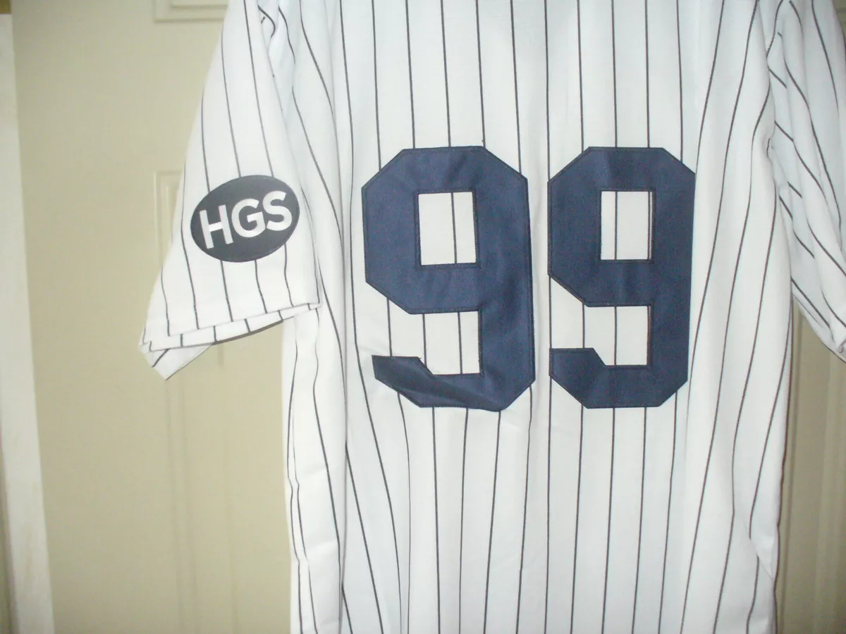 New York Yankees Aaron Judge 99 Home Pinstripe Team Jersey ALL SOWN HGS  PATCH